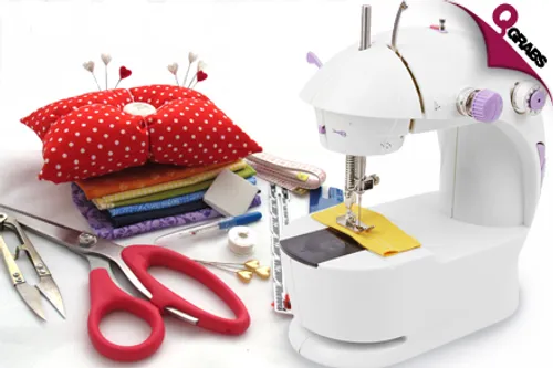 For QR89 Seam, Alter & Tailor Like the Pros with a Mini Sewing Machine! (QR199 Value)